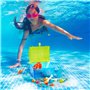 Battat - Jeu de plongée pour Enfants - Jouets d'eau et de Piscine - Coffre au trésor Pirate - Jouets de Plage d'été - Set de plo