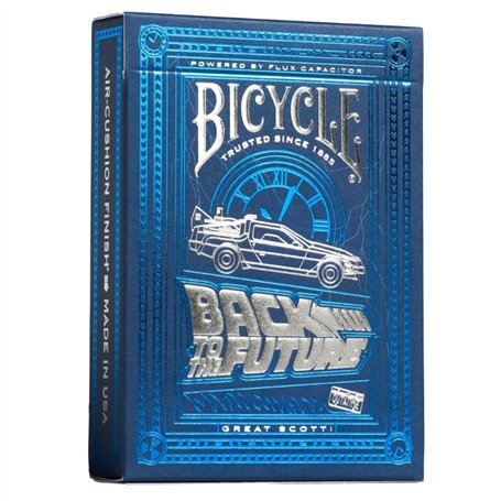 Bicycle - Jeu de 54 Cartes à Jouer - Edition Retour vers Le Futur - Collection Ultimates - Cartes à collectioner - Magie/Carte M