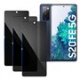 [3 Pièces] Anti-Espion Verre Trempé pour Samsung Galaxy S20 FE