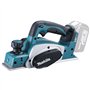 Makita DKP180ZJ Rabot sans fil en coffret Makpac sans batterie ni chargeur 82 mm 18 V