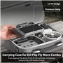 STARTRC PHOTO Flip Drone Housse de Protection pour DJI Flip Fly Plus Combo, Portable PU Sac à bandoulière en Cuir pour Ranger RC