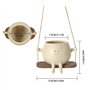 Moonyan Pot De Jardinière À Visage Pivotant - Cache Pot en Visage | Pots Plants Succulentes Suspendus | Pots Fleurs en Forme Vis