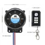 Rupse Système d'Alarme Moto Alarme de Vibration Étanche Antivol à Distance sans Fil avec Double Télécommande en Métal Sensibilit