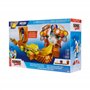Sonic The Hedgehog Go Go Racers Deluxe Ensemble de jeu avec figurine Super Sonic moulée sous pression, combiné avec le kit de je