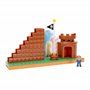 Nintendo Super Mario - Set Figurine Super Mario Bros Fin de Niveau - Figurine Articulée Mario 6,35 CM - Chateau, Escaliers et Dr