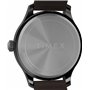 Montre Timex pour Homme Expedition Field 43 mm - Bracelet Marron, Cadran Noir, boîtier Gris Acier TW4B30900