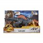 Mattel Jurassic World Figurine Dinosaure articulée Siamosaurus, Gros Dégâts, sons et mouvements, avec code ADN scannable, Jouet 
