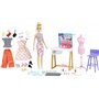 Barbie Metiers Coffret Studio Creation Mode