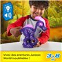 Fisher-Price Imaginext Jurassic World Deluxe Figurine Parasaurolophus XL (25,4 Cm) avec Mâchoire Articulée pour Mâcher des Feuil