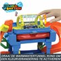 Hot Wheels Let’s Race Netflix - City Le Tunnel de Lavage Coffret Circuit avec 1 véhicule Color Shifters à l’échelle 1/64, HTN80