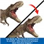Mattel Jurassic World: La théorie du chaos Netflix - Tyrannosaure Attaque Impitoyable Figurine articulée de dinosaure avec attaq