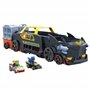 Hot Wheels RacerVerse Batman Évasion Voiture et piste avec véhicule qui se transforme en piste de course 3 voies avec 1 Batman e