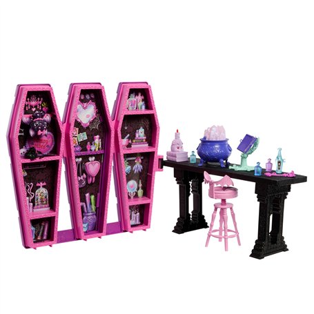 Monster High Salle des Potions Magiques Draculaura Coffret avec chauve-souris Comte Fabulous