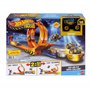Hot Wheels Monster Trucks Défi du Trophée Tournez-et-Renversez Coffret avec véhicule Bigfoot 50ème anniversaire en métal à l’éch