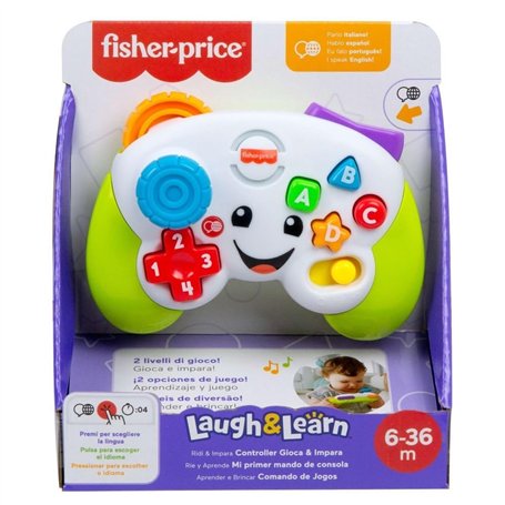 Fisher-Price Laugh & Learn JFD13 Manette de Console avec Musique et lumières pour garçons et Filles à partir de 6 Mois