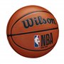 Wilson Ballon de Basket, NBA DRV PRO, pour l'extérieur, caoutchouc gommeux, Taille : 6, Marron