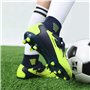 DREAM PAIRS Chaussures de Football Garçons Spike Crampons pour Filles Respirantes Unisexe,Size 36,Foncé/Bleu/Néon/Vert,HZ19002K-