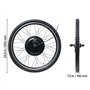 VEVOR Kit Conversion de Vélo Électrique, 1000 W, Moteur de Moyeu de Roue Avant 48 V 420 tr/min 650 mm avec Contrôleur de Vitesse