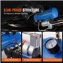 VEVOR Compresseur d'air pour Kit de Klaxon Pompe à Air avec Réservoir 6 L 90-120 psi pour Gonflage des Pneus Matelas Pneumatique