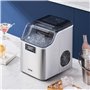 VEVOR Machine à Glaçons de Comptoir Rendement 20,4 kg/24 h, Appareil de Préparation de Glaçons Portable, Autonettoyante avec Pel