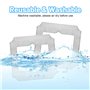 10 Pièces pour Ecovacs Winbot Mini Serpillère Rechange Kit, Microfibre Lingette Robot Lave Vitre pour Ecovacs Winbot Mini, W-CC0