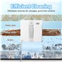 10 Pièces pour Ecovacs Winbot Mini Serpillère Rechange Kit, Microfibre Lingette Robot Lave Vitre pour Ecovacs Winbot Mini, W-CC0