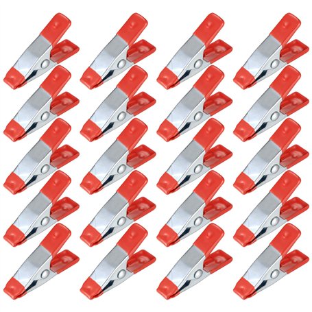 20 Pièces Pinces à Ressort Métal