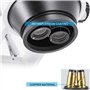 VEVOR Microscope Stéréo 3.5X-90X Simul Focal Trinoculaire Zoom 360 Degrés Rotatif Trinoculaire Stéréo Microscope Double Bras Sta