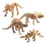 WANGCL 12 Pièces Squelette de Fossiles de Dinosaure d'Excavation, Jouets de Simulation de Dinosaure Squelette de Dinosaure d'Exc