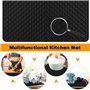 XRPRPX Tapis de Protection Plaque Induction, Tapis de Cuisson à Induction en Silicone 71x50cm Tapis pour Plaques à Induction Pro