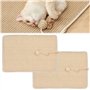XRPRPX Tapis Griffoir pour Chat Antidérapant 59x39 cm, Tapis Sisal Naturel Beige Tapis à Gratter Horizontal Durable Tapis pour C