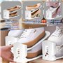 LPAOIS Lot de 10 Support à Chaussures Réglables,Empiler Les Chaussures,Organiseur de Chaussures,Economie d'Espace à Chaussures S