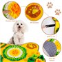 POWZOO Tapis de Fouille Chien-Tapis éducateurs Lavable à renifler-Alimentation Lente-Jouet Intelligent pour Chien-Stress Release