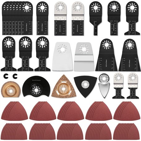 GUHAOOL 110 Pcs Lames de Scie Oscillantes