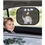 2PCS Pare Soleil Voiture Enfant Protection Solaire et UV avec 8 Ventouses