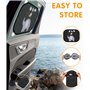 Zaxiva Pare Soleil Voiture Bébé, 2PCS Pare Soleil Voiture Enfant Protection Solaire et UV avec 8 Ventouses, Universel Voiture Pa