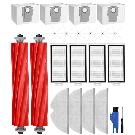 Tixexo Kit d'accessoires pour Roborock Q7 Max+/ Q7 Max/Q7/Q7+ Aspirateur