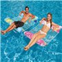 Lot de 2 matelas gonflables pour piscine - Hamac à eau pour adultes et enfants - Jouet d'eau avec filet 4 en 1 - Matelas gonflab