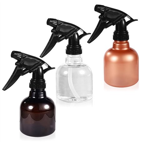 Eteamcan Lot de 3 flacons pulvérisateurs vides pour petits cheveux - 250 ml - Petits flacons pulvérisateurs d'eau pour coiffeur