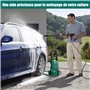 HYCHIKA Nettoyeur Haute Pression, 110 Bar Max. 410 l/h Débit 1500W Lave-auto Portable avec Réservoir Mousse, Tuyau 5m Câble 5m, 