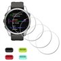 iDaPro [4Pcs Protection d'Ecran pour Garmin fenix 7S Solar / 7S / 7S Sapphire Solar+[4Pcs] Bouchons anti-poussière silicone