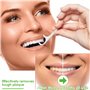 Fils Dentaire avec manche - 200 pièces de dental floss/cure dent en soie pour une hygiène bucco-dentaire optimale - Nettoyage ef