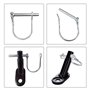 Attache Remorque Velo 2 pcs, Universelle Attache-remorque pour vélo, Connecteur d'Attelage de Remorque de Vélo, Remplacement d’A