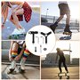CiShow Lot de 15 outils de skateboard multifonctions tout-en-un - Outil en Y avec clé Allen et clé hexagonale - Accessoires de s