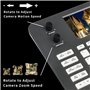 zowietek Clavier IP PTZ Nouvelle génération Contrôleur réseau | Joystick 4D avec POE | Écran LCD 5 Pouces | Décodage H.264 et H.
