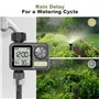 Programmateur Arrosage Automatique Minuteur Arrosage pour Jardin Mode Verrouillage Enfant/Mode Automatique & Manuel/Retard De Pl