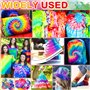 Tie Dye Kit 36 Couleurs - Peinture Teinture Textile de Tissu Vives pour Enfants et Adultes DIY Peinture de Vêtements,Graffiti Dy