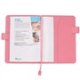 Protège Carnet De Santé Pour Bébé Fille – Motif Cigognes – Format A5 15x21 cm – Rabats Pour Ranger Les Ordonnances