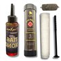 CarpeXpert – Lot de Filet PVA Soluble & Bait Smoke Rouge – Kit d’Amorçage Premium pour Pêche à la Carpe – Filet de 37mm x 5m - D