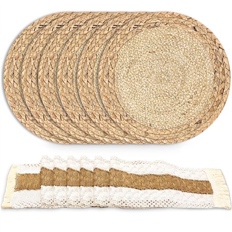 Zaxiva Lot de 6 Sets de Table Bohème